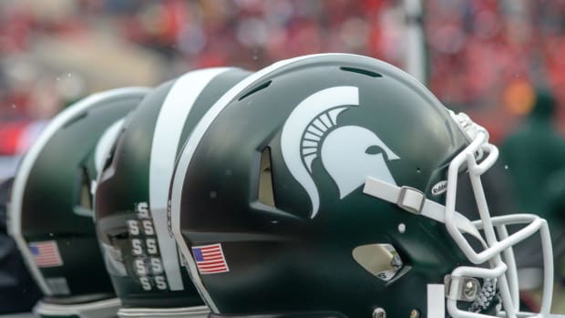 MSU helmet 1